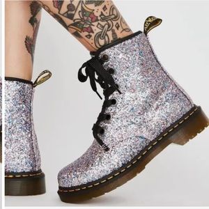 Dr. martens glitter/confetti size 5
